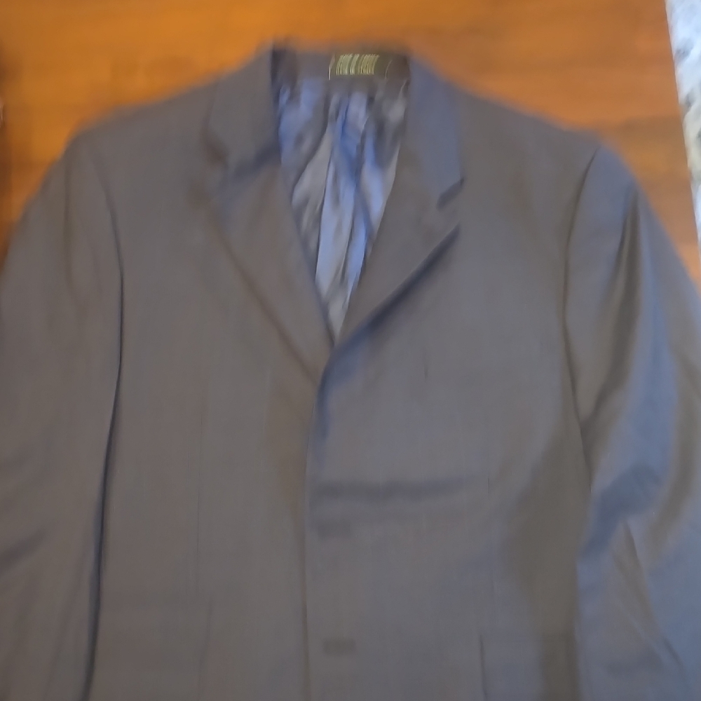 Polo by Ralph Lauren Blue and Gray Sport Coat Modern Cut